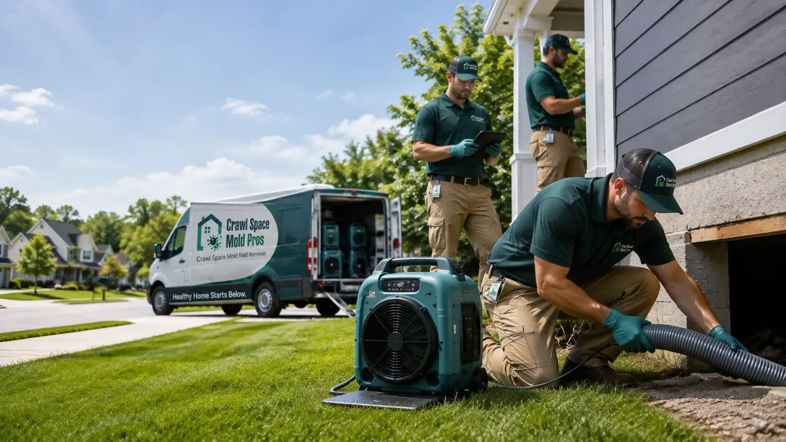 Crawl Space Mold Removal in Northwood, ND